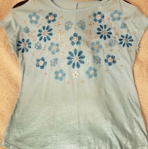 Justice turquoise t